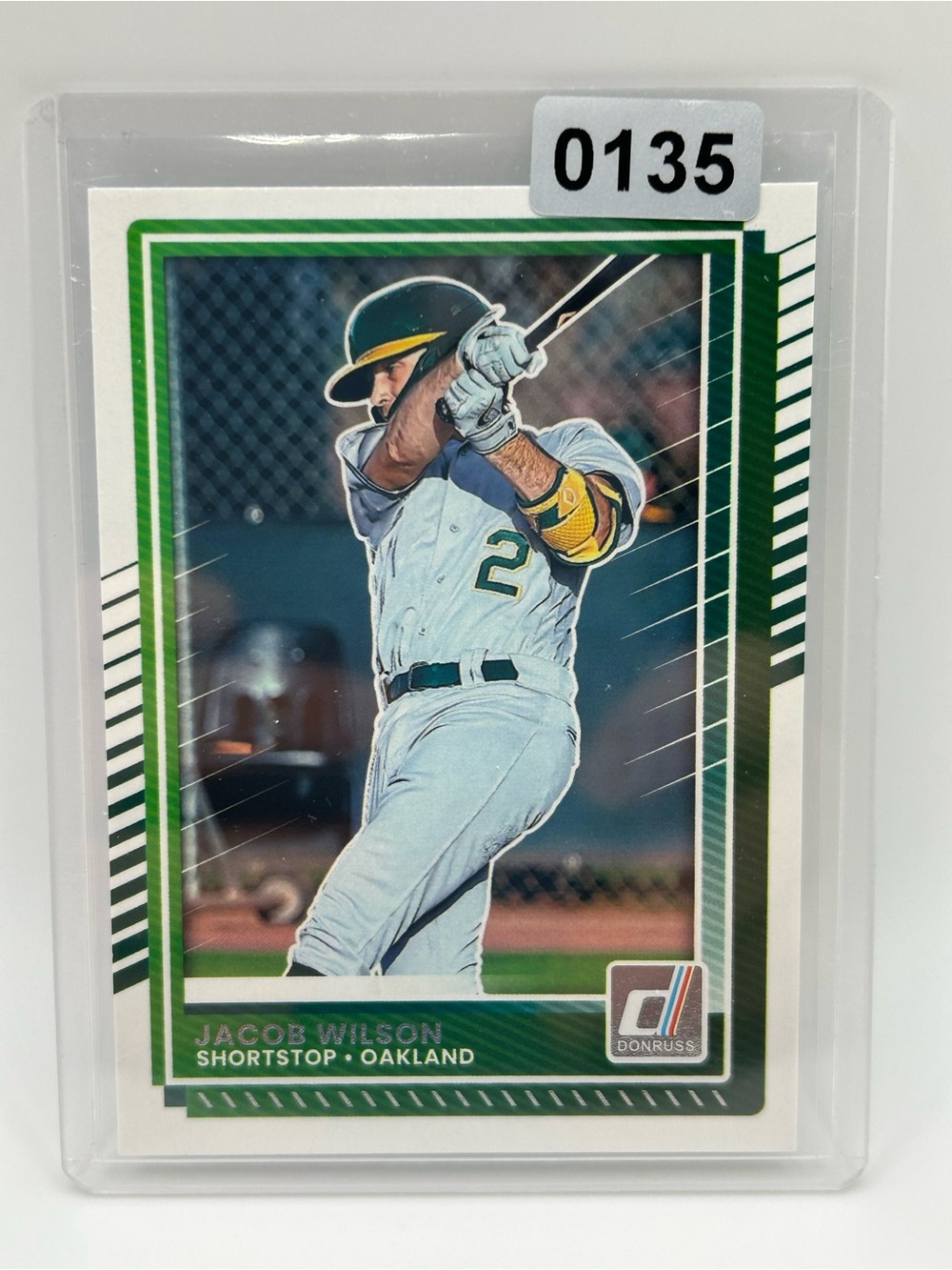Jacob Wilson Oakland Donruss Baseball Card ⚾️